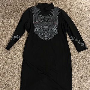 Sleepy Hollow Hessian Dress in Black